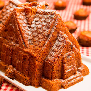 Bolo casinha de especiarias