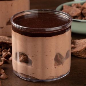 Mousse de chocolate sem açúcar