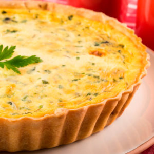Quiche de bacalhau