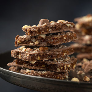 Toffee ao leite com amêndoas