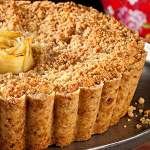 Torta Crumble de Maçã