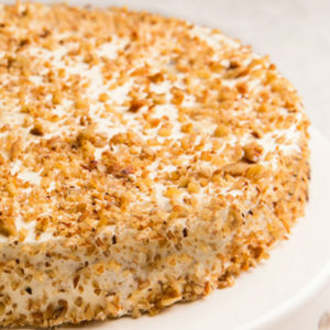 Torta de nozes pecan com limão siciliano