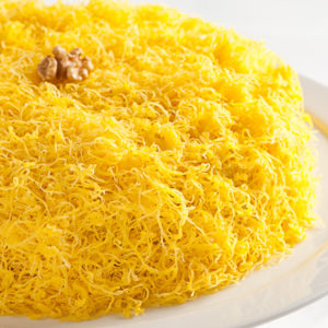 Torta de nozes com baba de moça