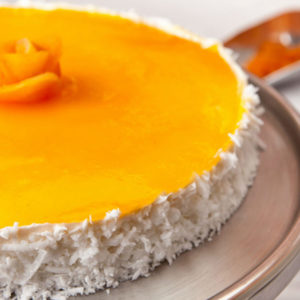 Torta de quindim adamascado