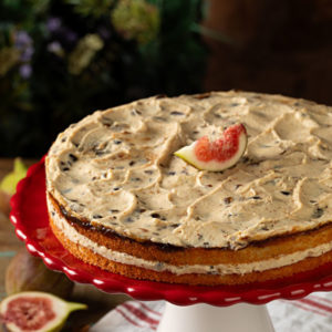Torta de figo com mascarpone